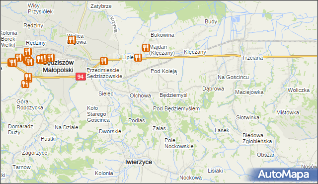 mapa Będziemyśl, Będziemyśl na mapie Targeo