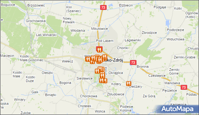 mapa Busko-Zdrój, Busko-Zdrój na mapie Targeo