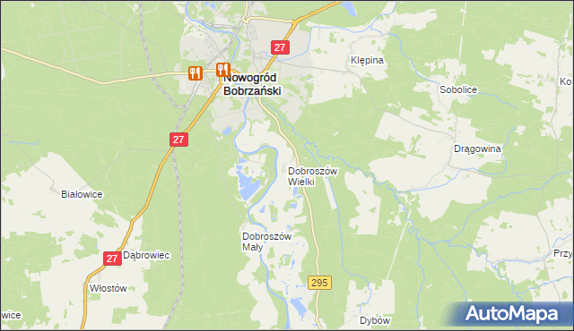 mapa Dobroszów Wielki, Dobroszów Wielki na mapie Targeo