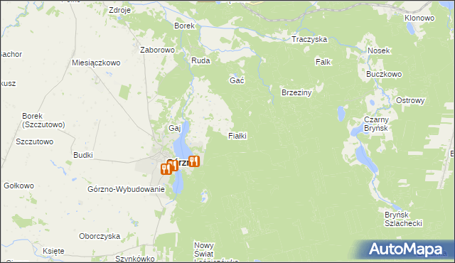 mapa Fiałki, Fiałki na mapie Targeo