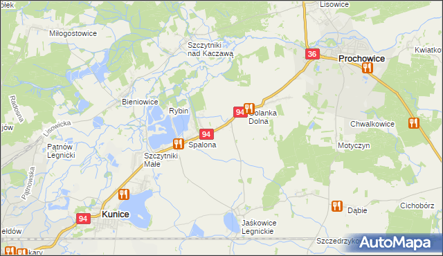 mapa Golanka Górna, Golanka Górna na mapie Targeo