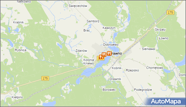 mapa Janków gmina Drawno, Janków gmina Drawno na mapie Targeo