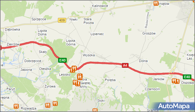 mapa Kadłubiec, Kadłubiec na mapie Targeo