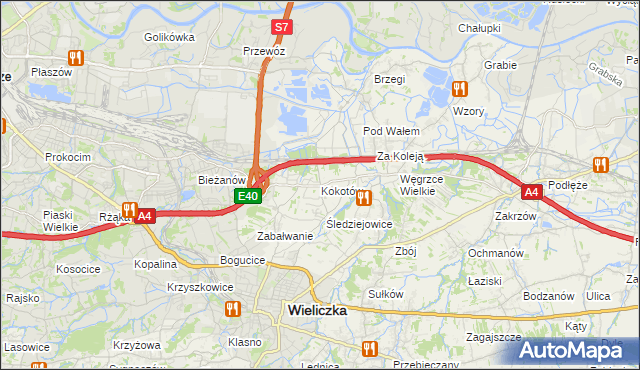 mapa Kokotów, Kokotów na mapie Targeo
