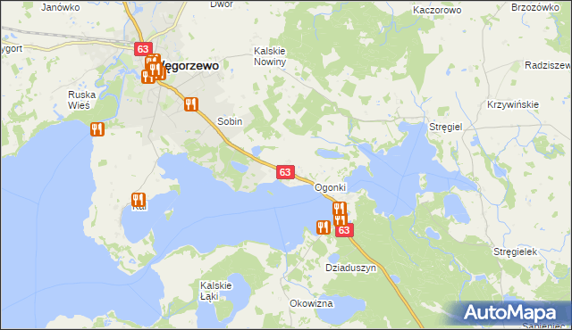 mapa Kolonia Rybacka, Kolonia Rybacka na mapie Targeo