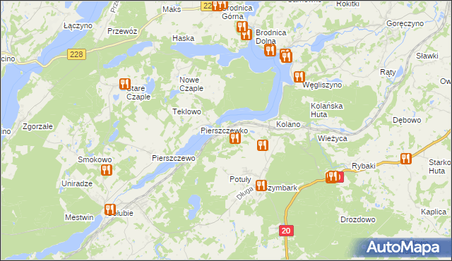 mapa Krzeszna, Krzeszna na mapie Targeo