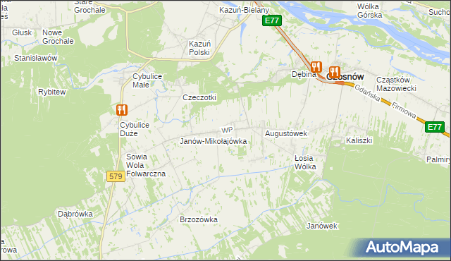 mapa Małocice, Małocice na mapie Targeo