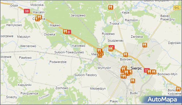 mapa Mieszczk, Mieszczk na mapie Targeo