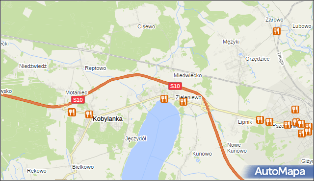 mapa Morzyczyn gmina Kobylanka, Morzyczyn gmina Kobylanka na mapie Targeo