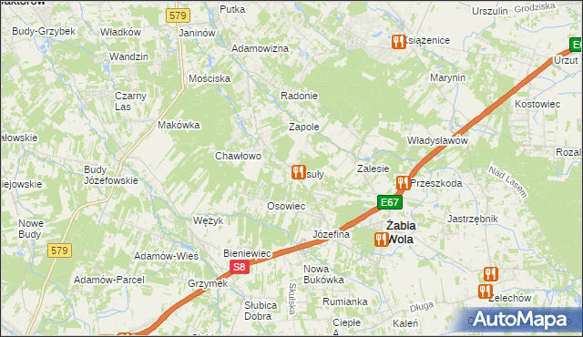 mapa Musuły, Musuły na mapie Targeo