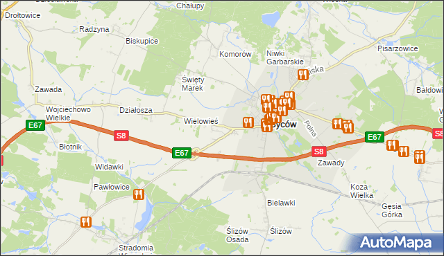 mapa Nowy Dwór gmina Syców, Nowy Dwór gmina Syców na mapie Targeo