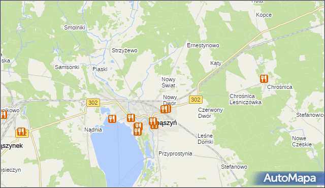 mapa Nowy Dwór gmina Zbąszyń, Nowy Dwór gmina Zbąszyń na mapie Targeo