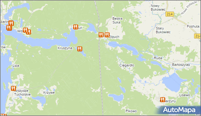 mapa Olpuch-Dworzec, Olpuch-Dworzec na mapie Targeo