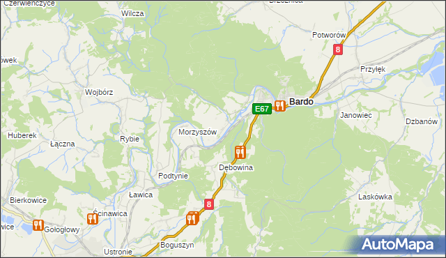 mapa Opolnica, Opolnica na mapie Targeo