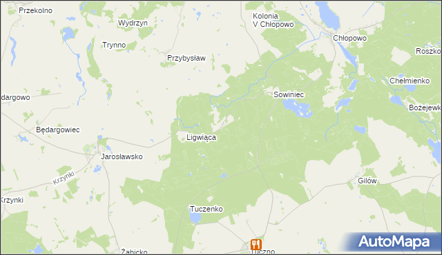 mapa Pluskocin gmina Krzęcin, Pluskocin gmina Krzęcin na mapie Targeo