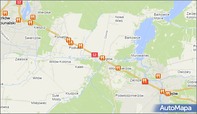 mapa Przygłów, Przygłów na mapie Targeo