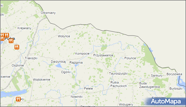 mapa Przystawańce, Przystawańce na mapie Targeo