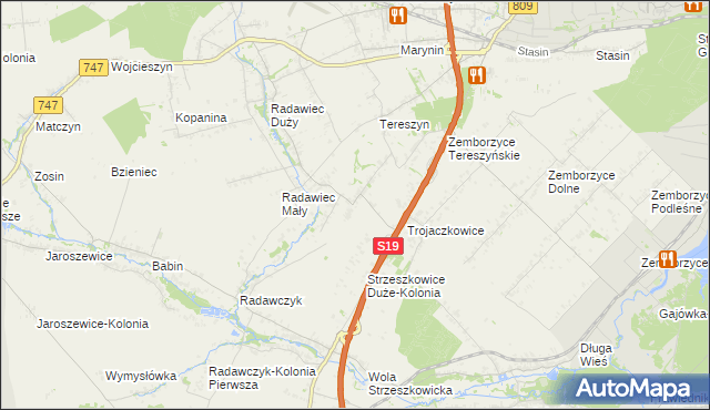 mapa Radawczyk Drugi, Radawczyk Drugi na mapie Targeo