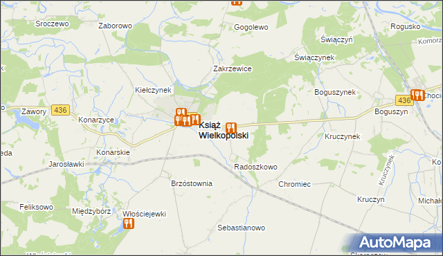 mapa Radoszkowo Drugie, Radoszkowo Drugie na mapie Targeo