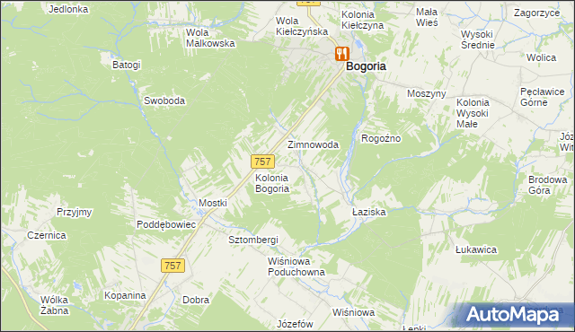 mapa Rosołówka, Rosołówka na mapie Targeo