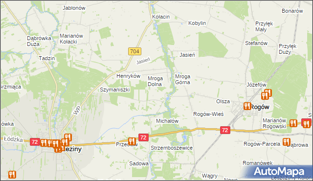 mapa Rozworzyn, Rozworzyn na mapie Targeo