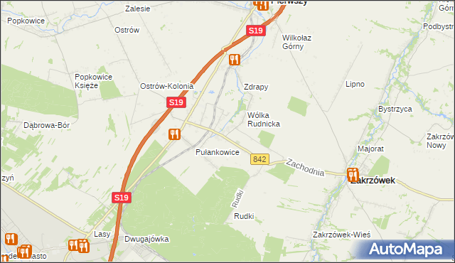 mapa Rudnik Szlachecki, Rudnik Szlachecki na mapie Targeo