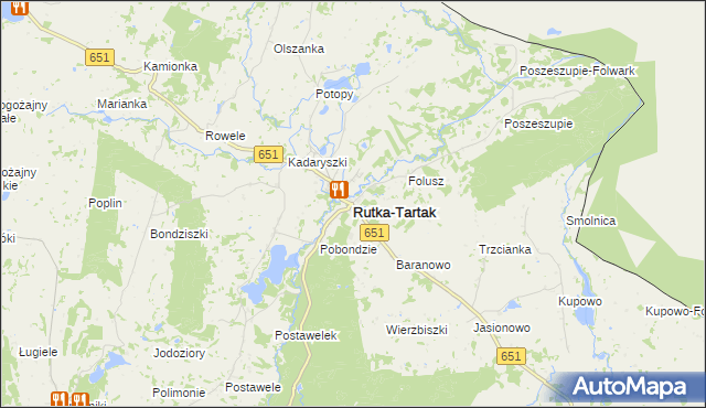 mapa Rutka-Tartak, Rutka-Tartak na mapie Targeo