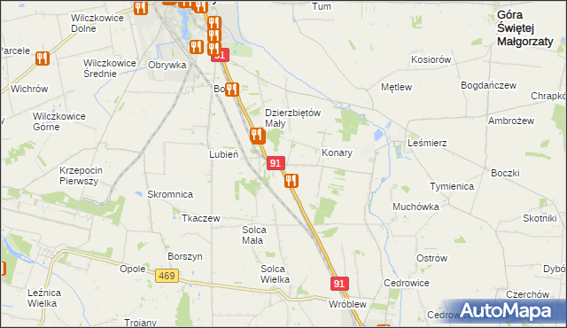 mapa Sierpów, Sierpów na mapie Targeo