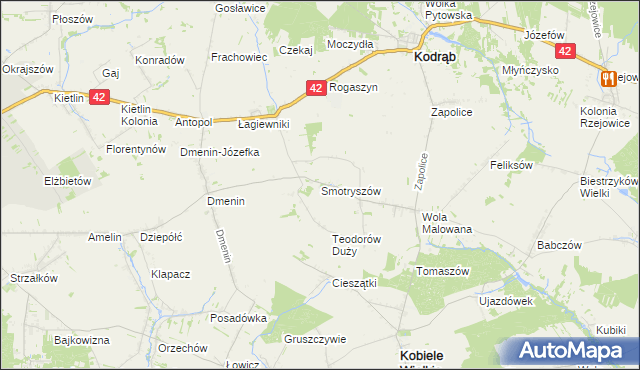 mapa Smotryszów, Smotryszów na mapie Targeo