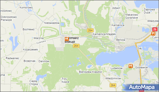 mapa Smuczyn, Smuczyn na mapie Targeo