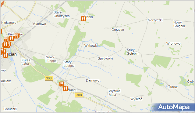 mapa Spytkówki, Spytkówki na mapie Targeo