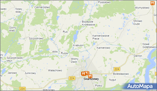 mapa Wilcze Góry, Wilcze Góry na mapie Targeo