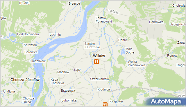 mapa Wilków powiat opolski, Wilków powiat opolski na mapie Targeo