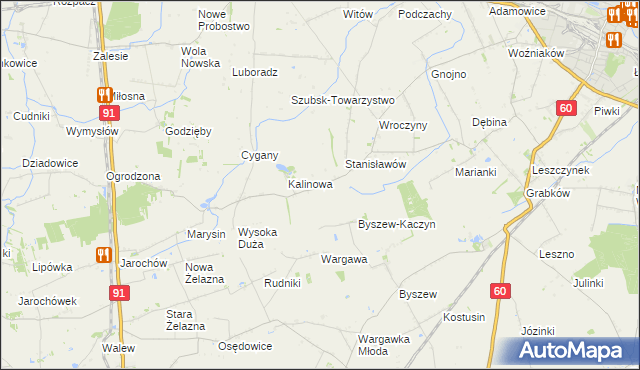 mapa Włosków, Włosków na mapie Targeo