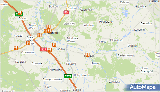 mapa Wola Sufczyńska, Wola Sufczyńska na mapie Targeo