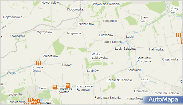 mapa Wólka Łubkowska, Wólka Łubkowska na mapie Targeo