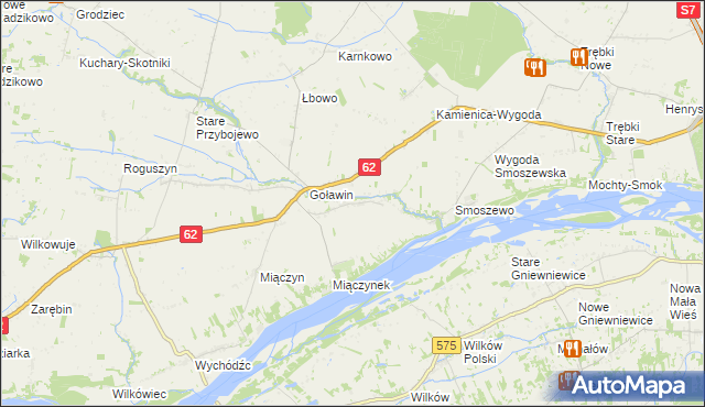 mapa Wólka Przybójewska, Wólka Przybójewska na mapie Targeo