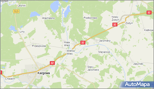 mapa Kopanica gmina Siedlec, Kopanica gmina Siedlec na mapie Targeo