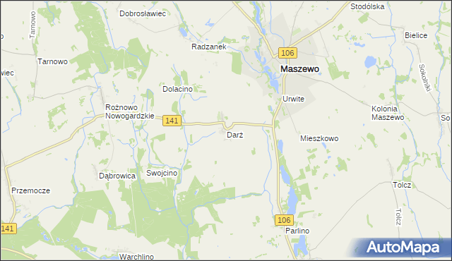 mapa Darż, Darż na mapie Targeo