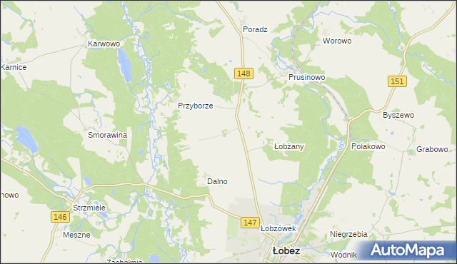 mapa Trzeszczyna, Trzeszczyna na mapie Targeo