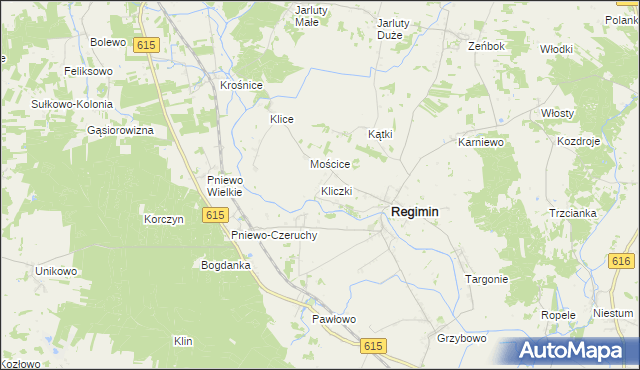 mapa Kliczki, Kliczki na mapie Targeo