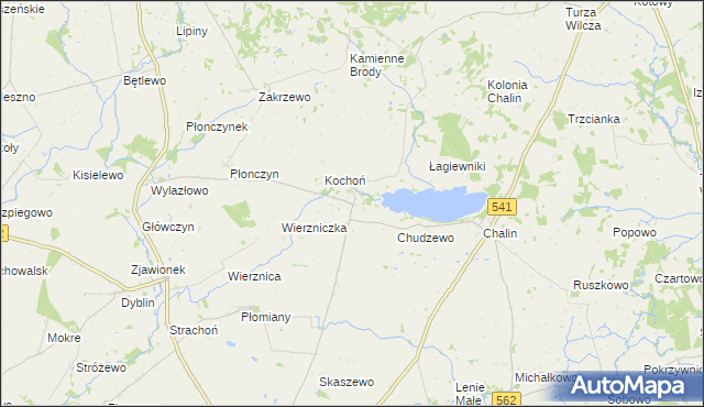 mapa Mokowo, Mokowo na mapie Targeo