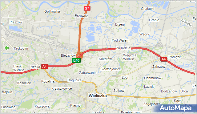 mapa Kokotów, Kokotów na mapie Targeo