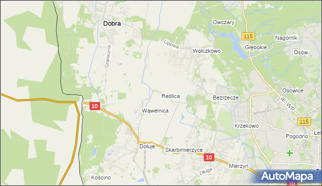 mapa Redlica, Redlica na mapie Targeo