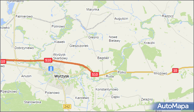 mapa Bagdad, Bagdad na mapie Targeo