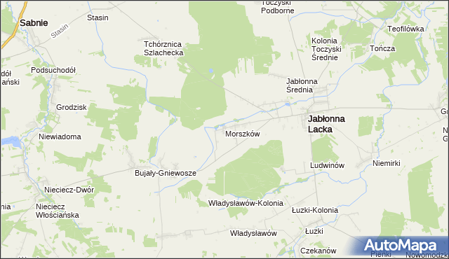 mapa Morszków, Morszków na mapie Targeo