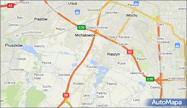 mapa Nowe Grocholice, Nowe Grocholice na mapie Targeo
