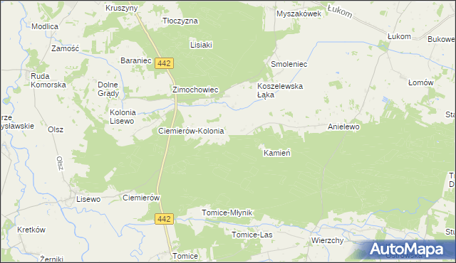 mapa Górne Grądy, Górne Grądy na mapie Targeo