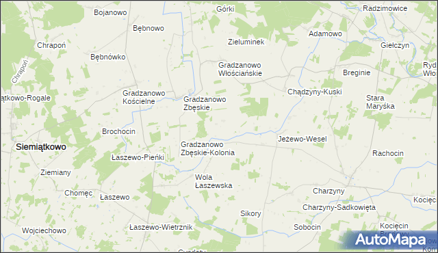 mapa Goszczk, Goszczk na mapie Targeo