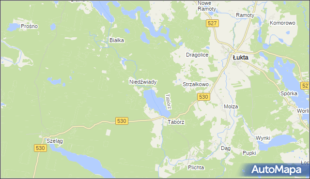 mapa Markuszewo, Markuszewo na mapie Targeo
